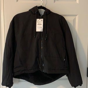 Reversible bomber jacket